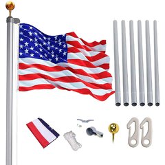  Anley Flag Accessory - 1 Pair White Rubber Coated Brass Swivel  Snap Hook - Heavy Duty Flag Pole Halyard Rope Attachment Clip - For Tough  Weather Conditions - 3.3 Inch 