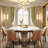 Babbie Round Stone Top Metal Base Dining Table