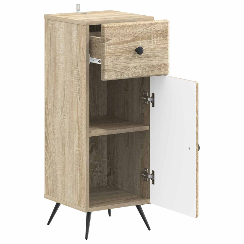 Bathroom Storage, Sonoma Oak