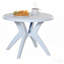 Table ronde d'extérieur, table basse, table de salle à manger de patio (table seulement)