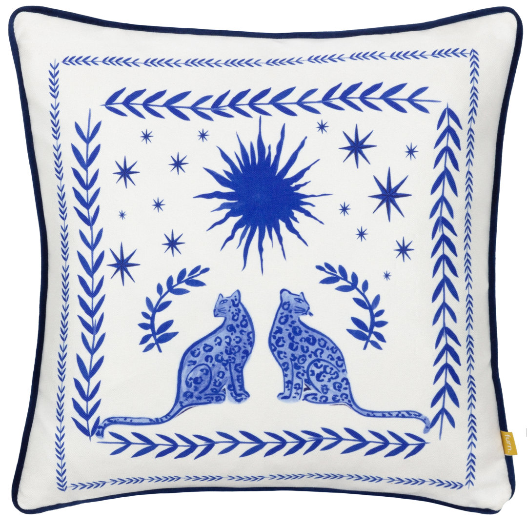 Frieze Abstract Square Throw Cushion Cover