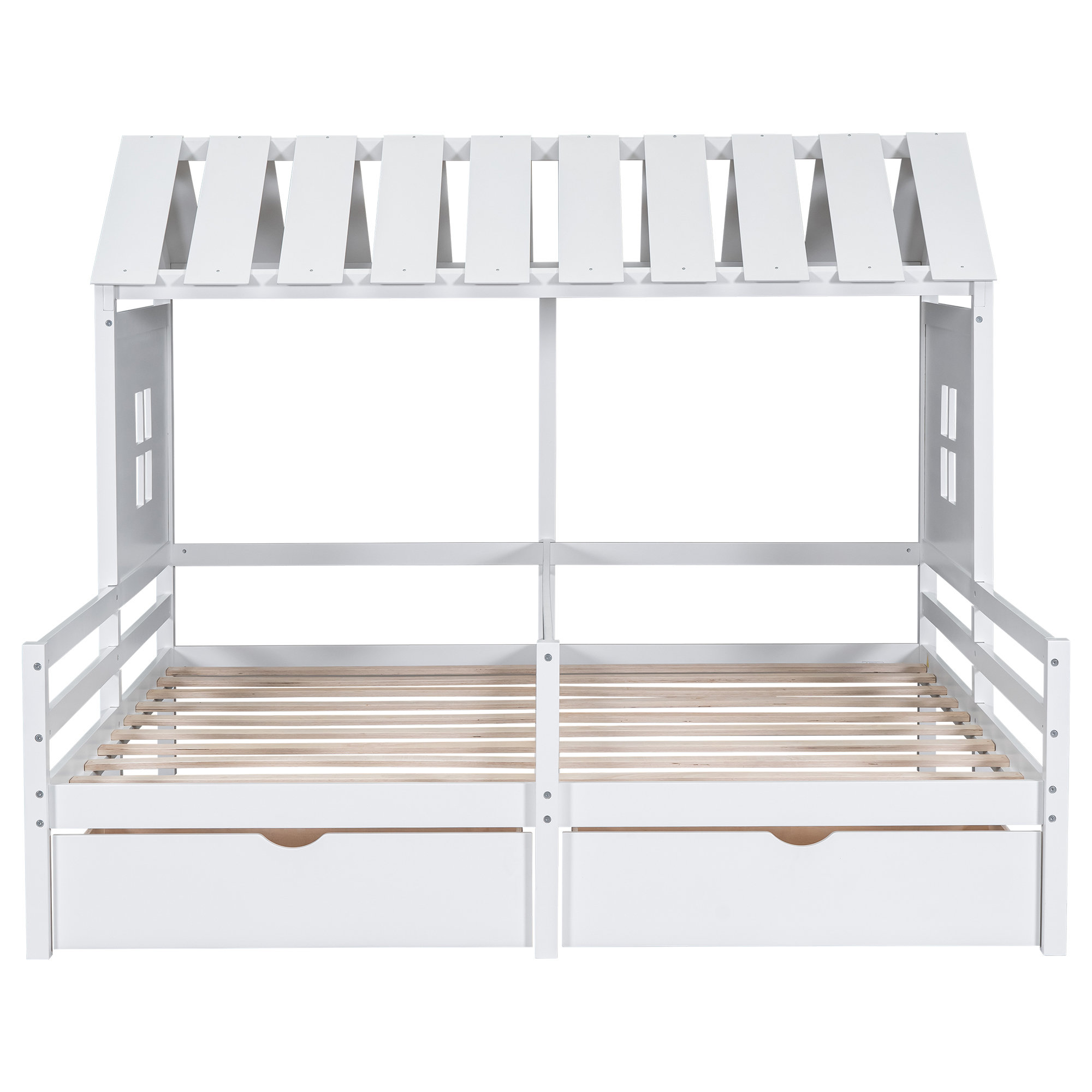 Harper Orchard Jindalee Solid Wood Shared Twin Storage Bed & Reviews