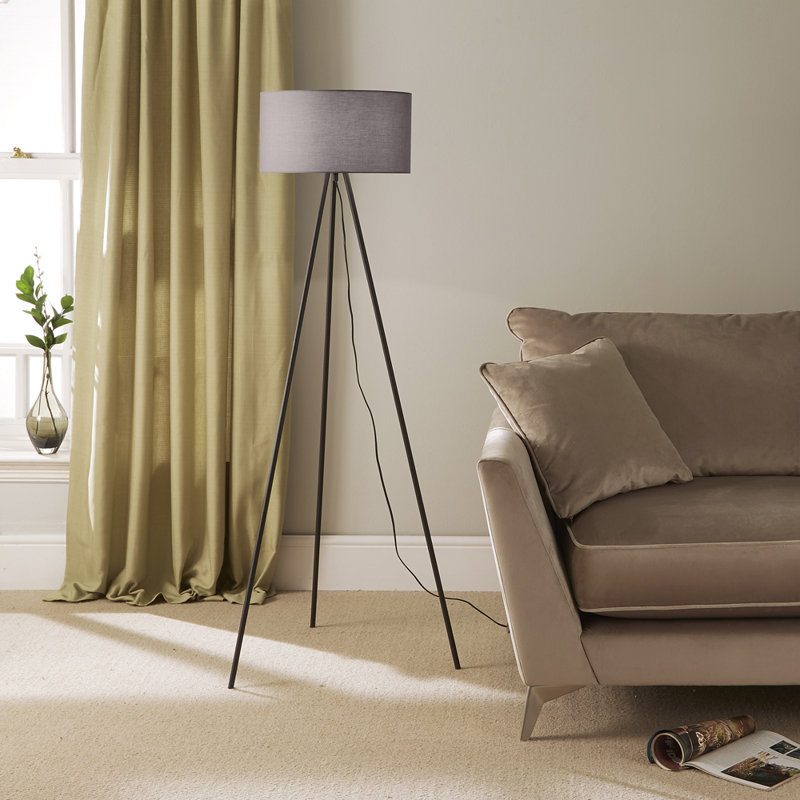 Douglas 150cm Tripod Floor Lamp, Grey