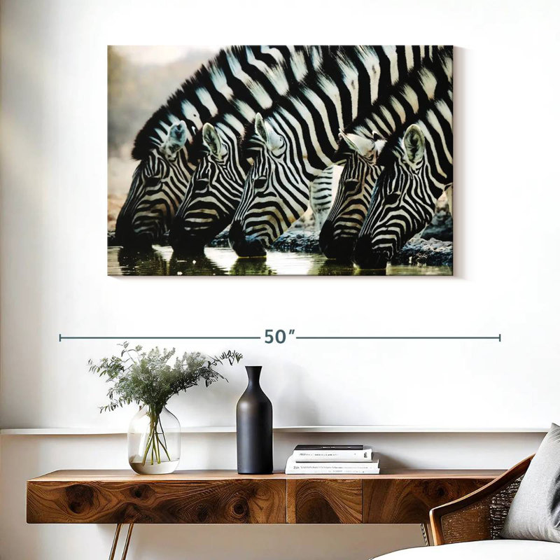 Brampt Scheveningen Zebras, 26" H x 39" W