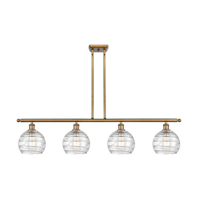 Luminaire suspendu pour îlot de cuisine 4 lumières Caples