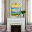 21" Modern Bathroom Vanity Light With Green Petal Glass Shades-898368472-899511063