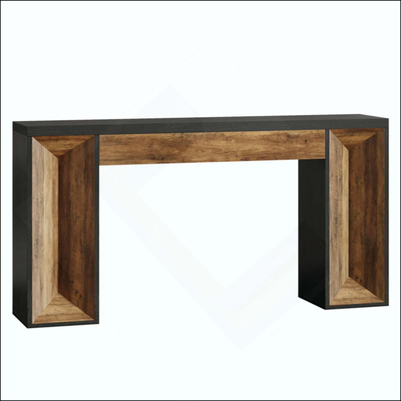 Dual-Tone Design Console Table,Sofa Table,Modern Entryway Table