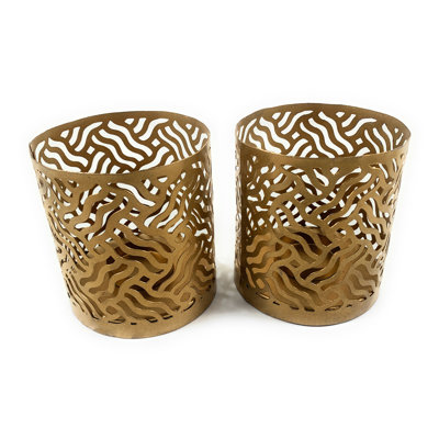 3.9'' H Metal Tabletop Tealight Holder