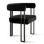 Ensemble de table de salle à manger pour 6 personnes avec table extensible et 6 fauteuils rembourrés en velours-666798644