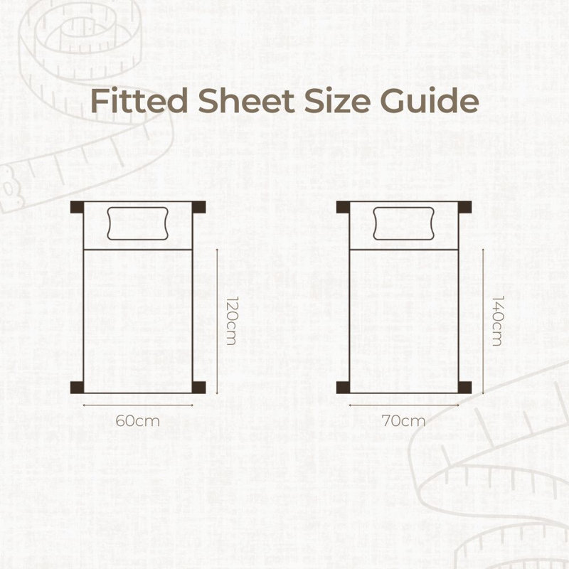 Cotton 2 - Piece Cot Fitted Sheet
