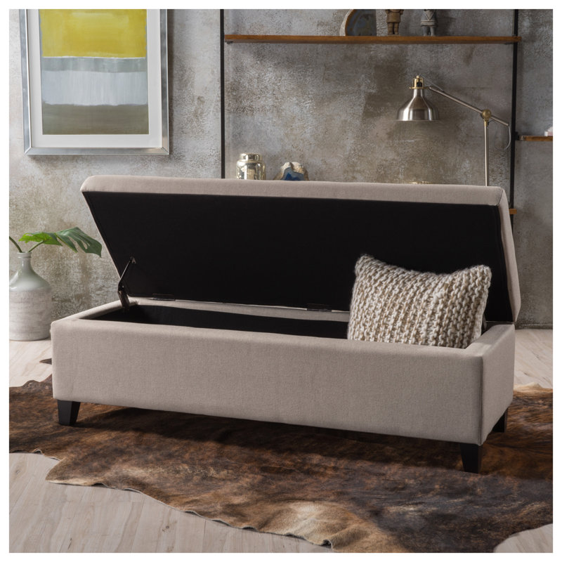Repose-pieds avec rangement 50,5 pouces Wheatoff
