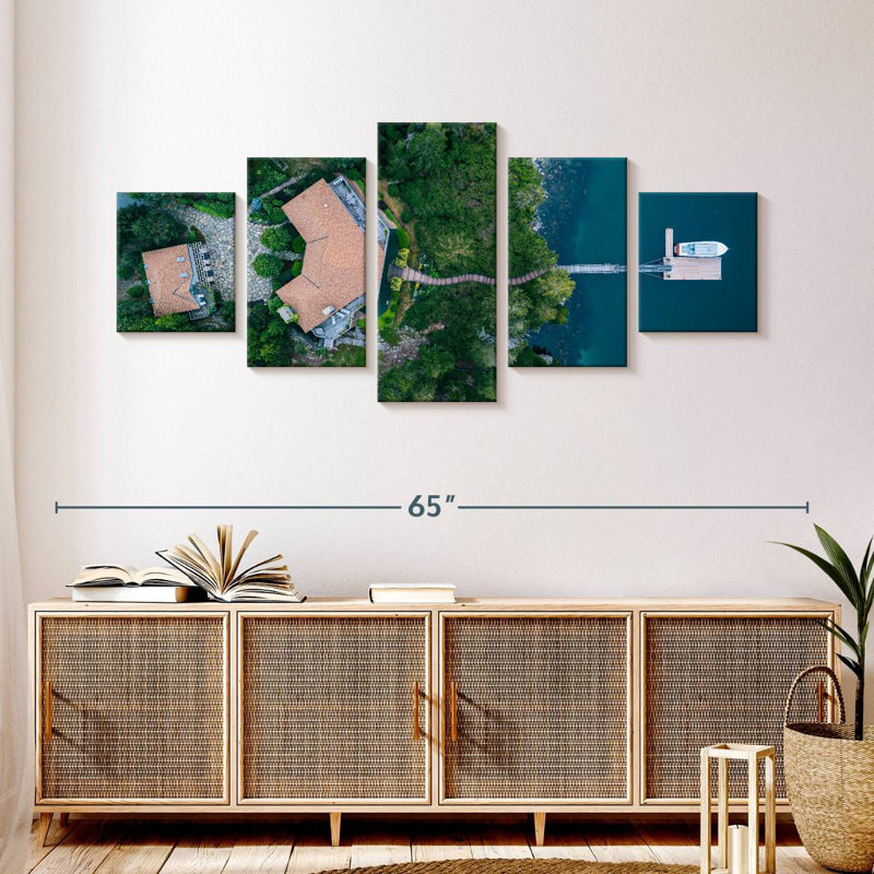 Northeast Harbor Dock And Cabin, 24" H x 55" W