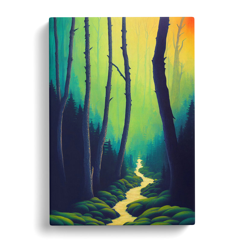 Way Through The Forest - Wrapped Canvas, 50cm H x 35cm W x 3cm D