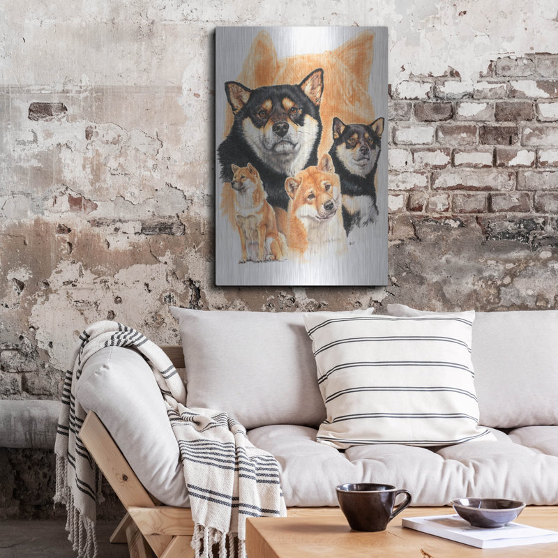 «Shiba Inv + Ghost» par Barbara Keith, H 36 po x l 24 po