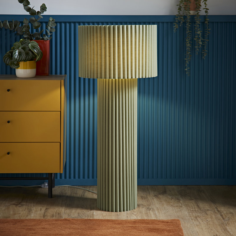 Lenny Floor Lamp, Green, Yes