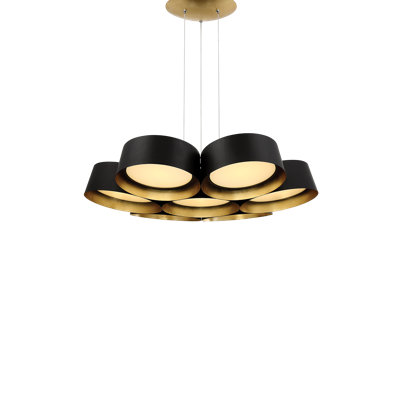 Marimba 7 - Light LED Chandelier