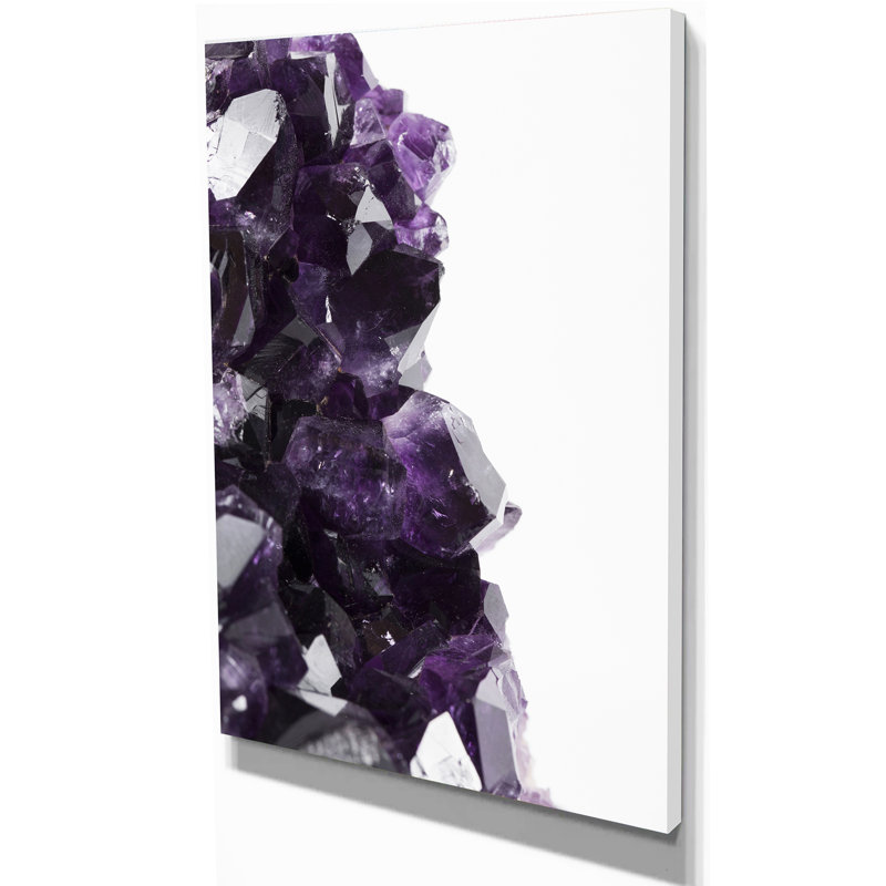 « rock on the white », reproduction d’impression sur toile tendue, H 32 po x l 16 po x P 1 po