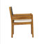 Ensemble de salle à manger d'extérieur Celia 6 places en bois d'acacia de style bohème, comprenant une table à lattes, un banc à pieds en résine tressée et des fauteuils en corde tressée.-137100423