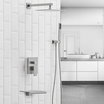 Système de douche complet avec valve brute