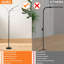 195cm Matte LED Arched Floor Lamp