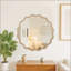 Miroir décoratif rond en bois naturel ondulé de 36 pouces de couleur bois naturel, pour chambre à coucher, salle de bain, salon, entrée-597646061-597646052