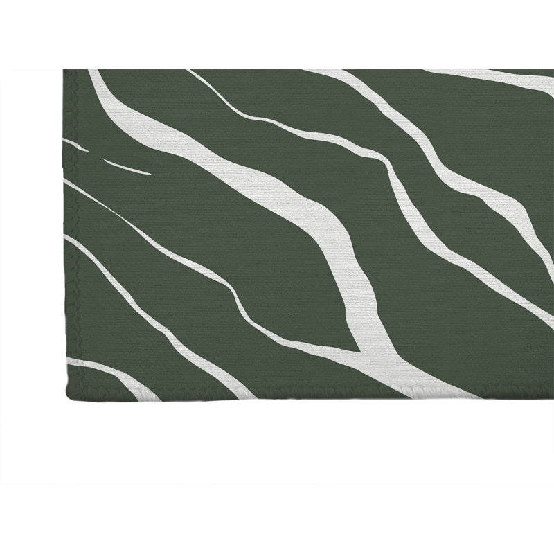 Lush Cracks Non-Slip Outdoor Rug, Runner 2'6" x 8'
