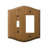 2 Gang Wood Toggle And Rocker/Gfci Wall Socket Plate