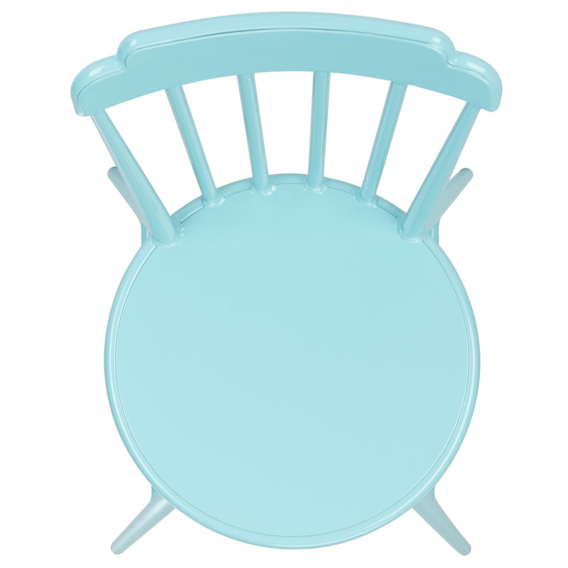 Chaise de patio empilable Davion, Bleu pastel