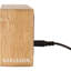 Bohemian Digital Bamboo Solid Wood Mechanical Alarm Tabletop Clock in Brown