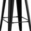 Tabouret de bar et de comptoir en métal de style champêtre rustique Kendraya-48735757-24030454-48735760