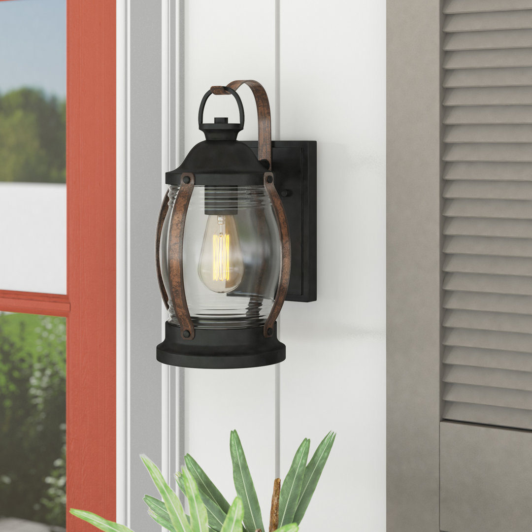 Rual Outdoor Wall Lantern Gracie Oaks Fixture