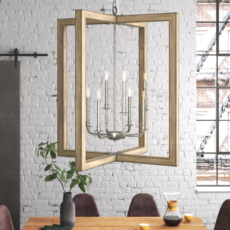 Lustre rectangulaire à 8 lumières Darcy