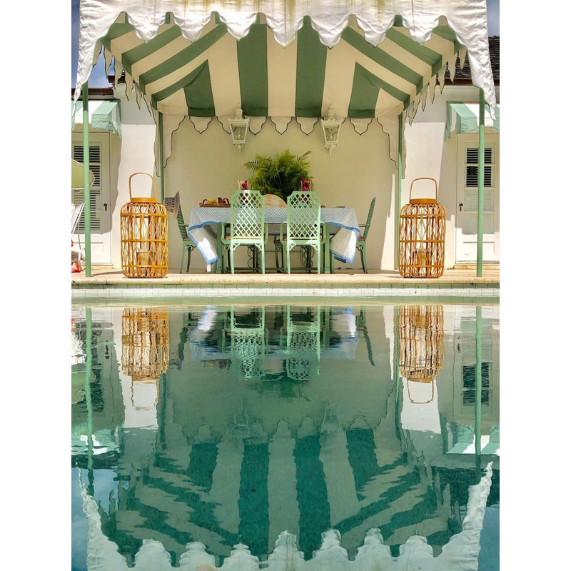 Amanda Lindroth Harbour Island Lantern, 44" H x 21" W x 21" D