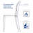 Forontenac Stackable Acrylic Dining Chairs – Victorian Style Side Chairs for Kitchen, Dining Room or Event Seating (Clear Plastic, Lightweight)-94521892