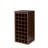Brown Walnut Color Modular 32  Wine Bar Cabinet Buffet Cabinet