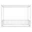 Lit à baldaquin élégant avec balustrades de sécurité-1275728238