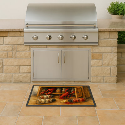 Crawfish and Spice Rack Doormat