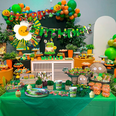 80pcs Plants vs Play Game Zombies Party Kit