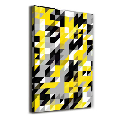 Geometric Background - Wrapped Canvas Print