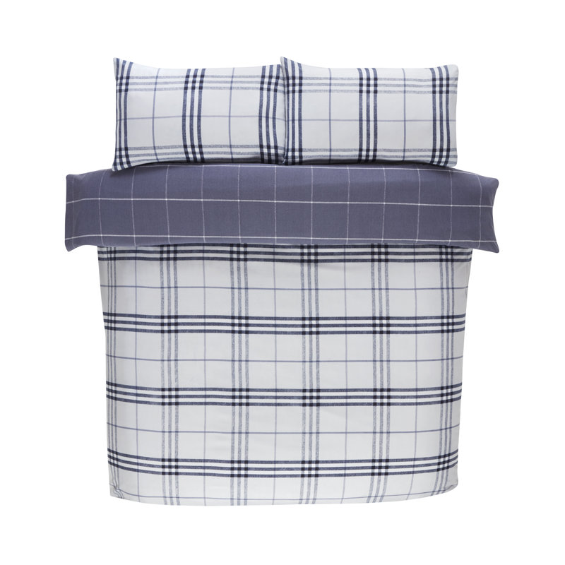 Rauchtown Polyester Bedding with Pillowcases, Single - 1 Standard Pillowcase, Denim