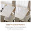 Table de salle à manger extensible de 63 à 94 po pour table de cuisine 6-10 blanc brillant avec pieds en acier au carbone noir