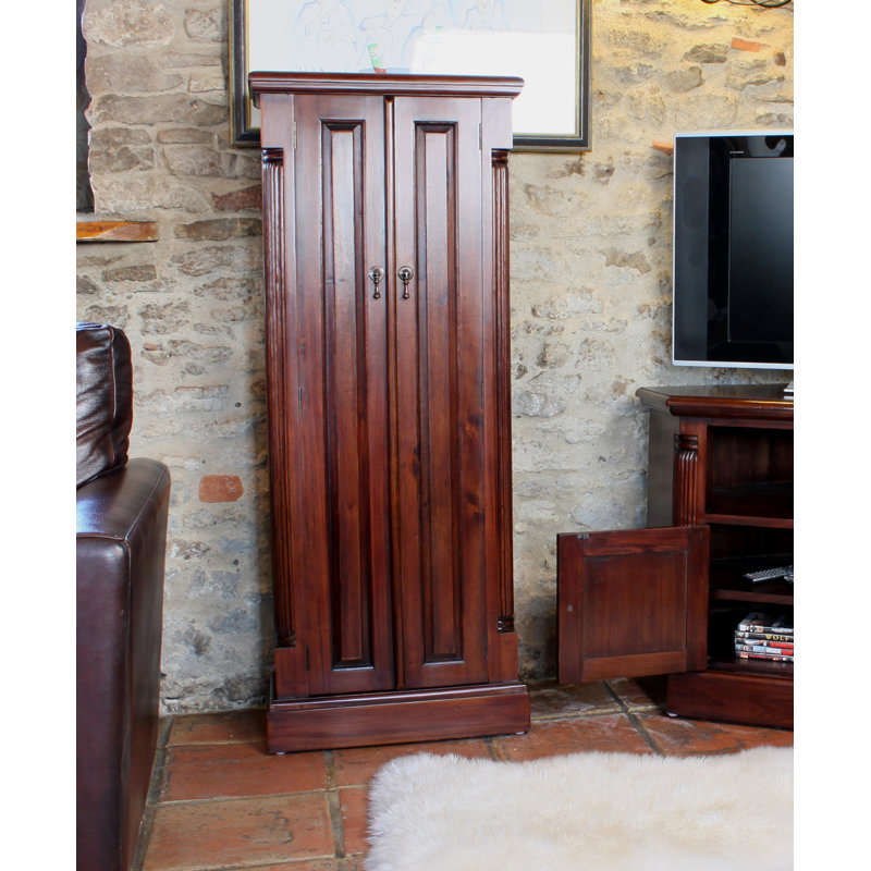 Solid Wood 130.5cm H Media Cabinet