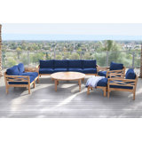 Monterey Outdoor 7 - Piece Teak Conversation Set
