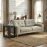 Allysyn Contemporary Genuine Leather 2 Piece Living Room Set