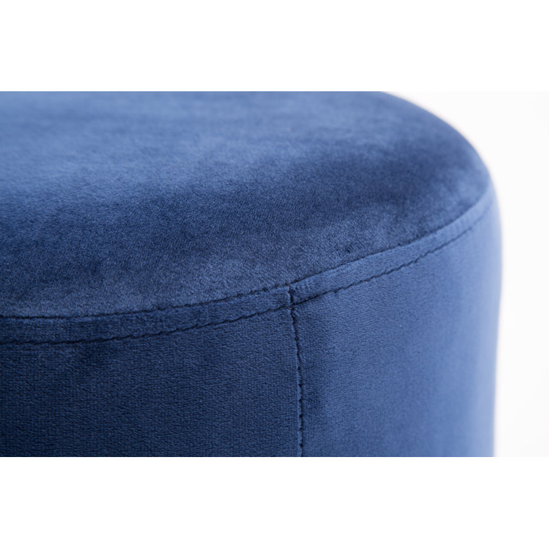 Repose-pieds standard rond en velours 44421 po Mouros