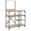Baker's Rack 90X40x132 Cm Engineered Wood And Metal-1987478035