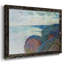 Falaise près de Dieppe, ciel couvert, 1897 - Toile tendue avec châssis rustique-154192540-154192542