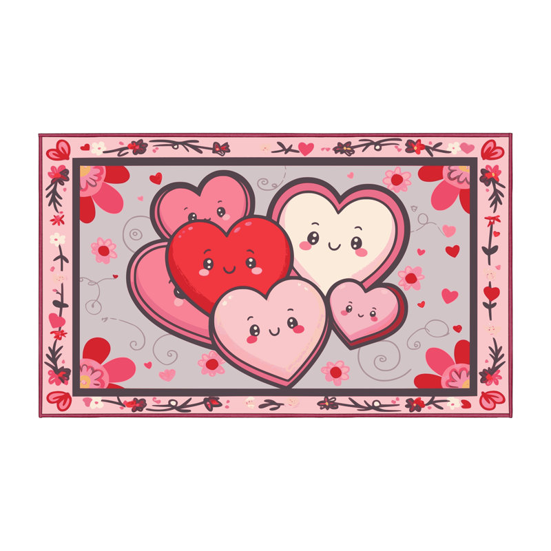 Tapis de Noël East Urban Home, Rectangulaire 2 pi x 3 pi