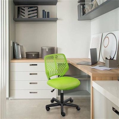 Fauteuil de bureau pivotant sans accoudoirs Topeakmart