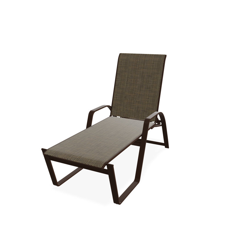Chaise longue empilable Aruba II, Beacon taupe Sunbrella®, Kona